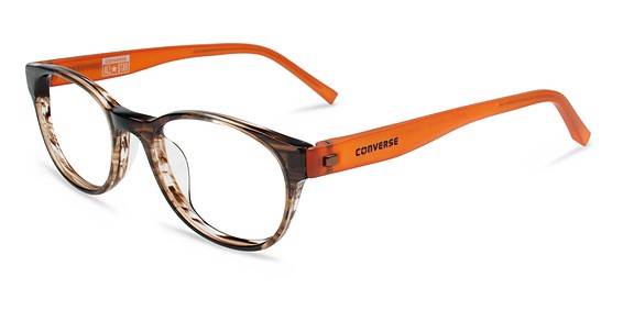 Converse Q014 UF Eyeglasses, Brown Stripe