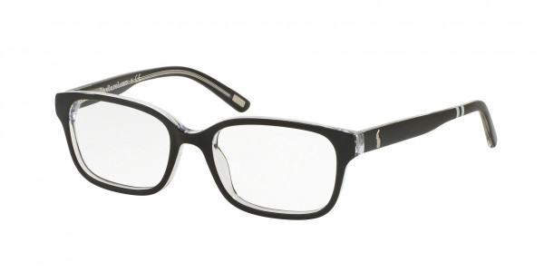 Ralph Lauren Children PP8520 Eyeglasses, 541 SHINY BLACK ON CRYSTAL (BLACK)