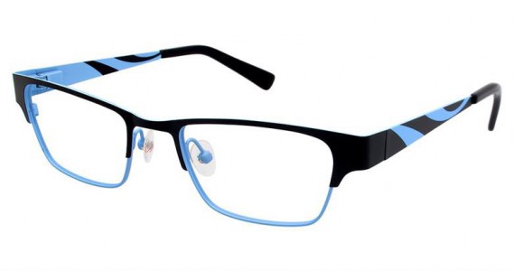Jalapenos On Fire Eyeglasses, Black/Blue