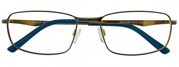 EasyClip EC298 Eyeglasses, 050 - Matt Dark Greyish Blue