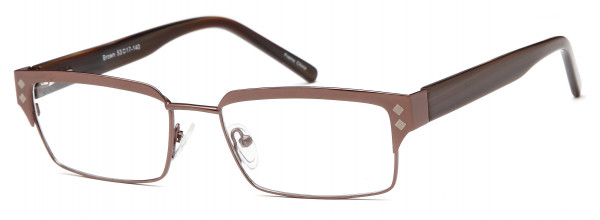 Di Caprio DC112 Eyeglasses, Brown