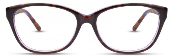 Cinzia Designs CIN-5020 Eyeglasses, 1 - Tortoise / Violet / Amber