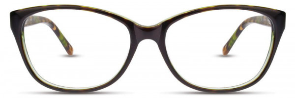 Cinzia Designs CIN-5020 Eyeglasses, 2 - Tortoise / Kiwi / Sand