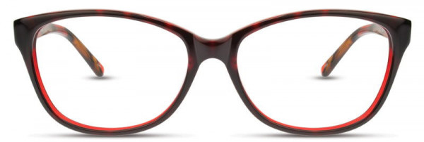 Cinzia Designs CIN-5020 Eyeglasses, 3 - Tortoise / Red / Amber