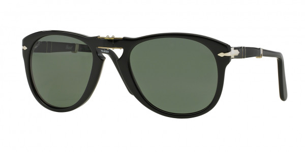 Persol PO0714 FOLDING Sunglasses, 95/58 BLACK (BLACK)