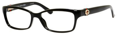 Gucci Gucci 3647 Eyeglasses, 0D28(00) Shiny Black