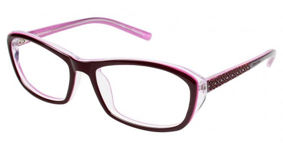 Brendel 903021 Eyeglasses, Brown w/ Pink (60)