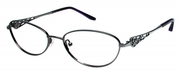 Tura R110 Eyeglasses, Gunmetal (GUN)