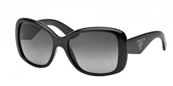 Prada PR 32PS HERITAGE Sunglasses, 1AB5W1 HERITAGE BLACK POLAR GREY (BLACK)