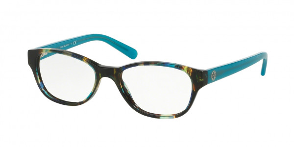 Tory Burch TY2031 Eyeglasses, 3153 BLUE BROWN TORTOISE (BLUE)