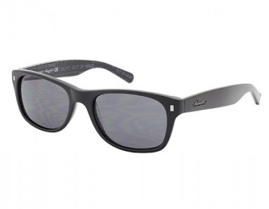 Kenneth Cole New York KC7123 Sunglasses, 01A - Shiny Black  / Smoke