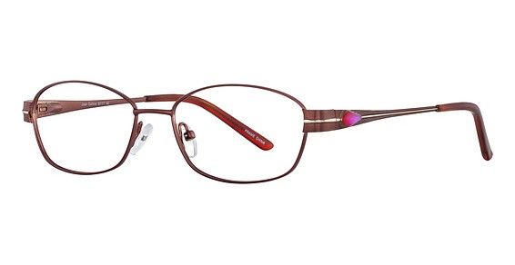 Joan Collins 9777 Eyeglasses, Burgundy