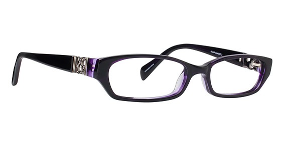 XOXO Indie Chic Eyeglasses, BLPL Black Purple