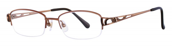 Seiko Titanium T3031 Eyeglasses, B54 Orange Metallic
