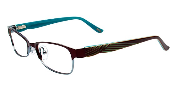 NRG R566 Eyeglasses, C-1 Cocoa/Sky