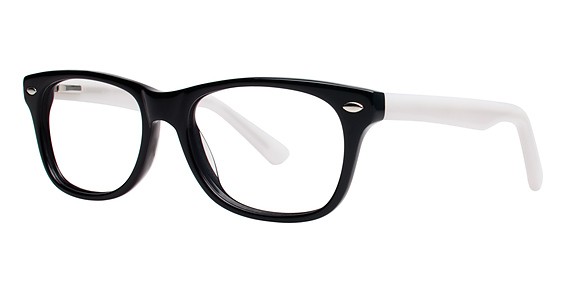 Fashiontabulous 10x234 Eyeglasses, Black/White