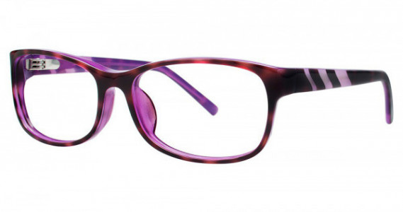 Genevieve ASTORIA Eyeglasses, Plum/Tortoise