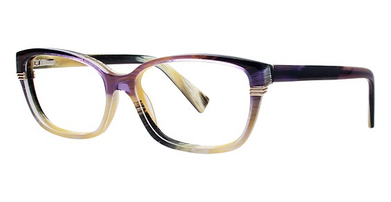 Modern Art A354 Eyeglasses, Purple/Yellow