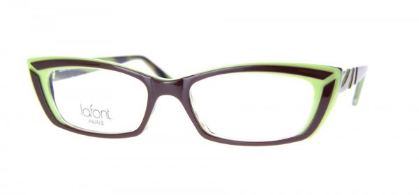 Lafont Lucrece Eyeglasses, 588 Brown