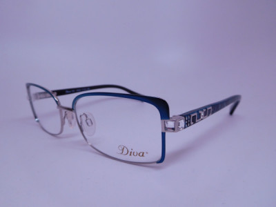 Diva Diva 5391 Eyeglasses, BLUE-SILVER (114)