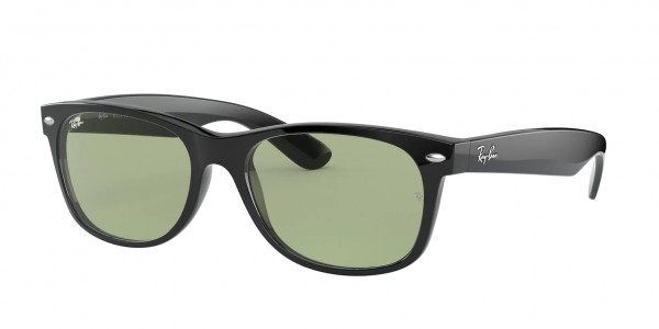 Ray-Ban RB2132F NEW WAYFARER Sunglasses, 601/52 NEW WAYFARER BLACK GREEN (BLACK)