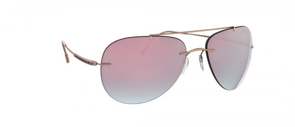 Silhouette Adventurer 8142 Sunglasses, 6251 Mint-Rosé Mirror Gradient