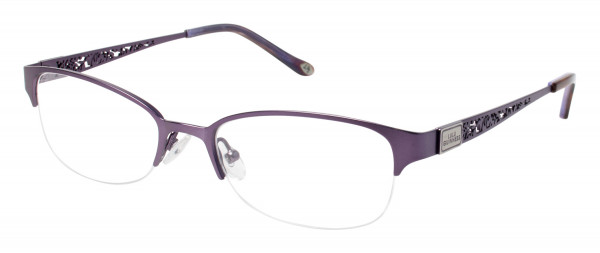 Lulu Guinness L752 Eyeglasses, Violet (VIO)