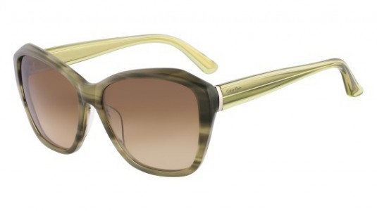 Calvin Klein CK7897S Sunglasses, 318 OLIVE HORN