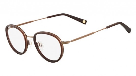 Flexon FLEXON HAMPTON Eyeglasses, (210) BROWN CRYSTAL ANTIQUE