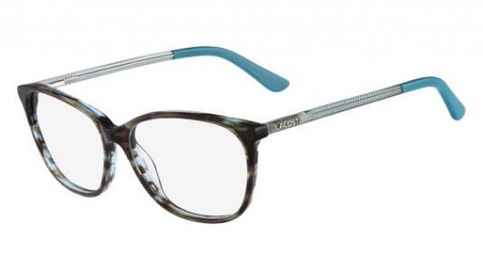 Lacoste L2690 Eyeglasses, (215) AZURE HAVANA