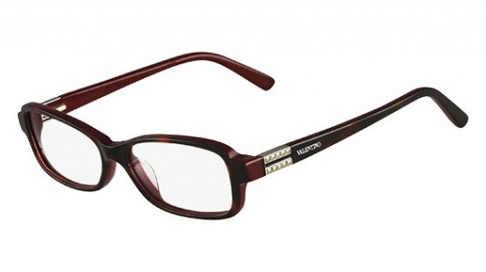 Valentino V2623 Eyeglasses, (231) HAVANA/BORDEAUX