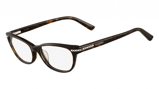 Valentino V2646R Eyeglasses, (215) DARK HAVANA
