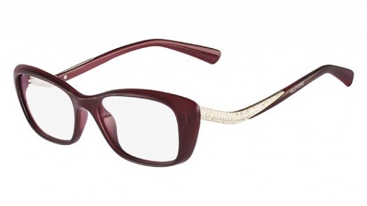 Valentino V2658R Eyeglasses, (606) ROUGENOIR