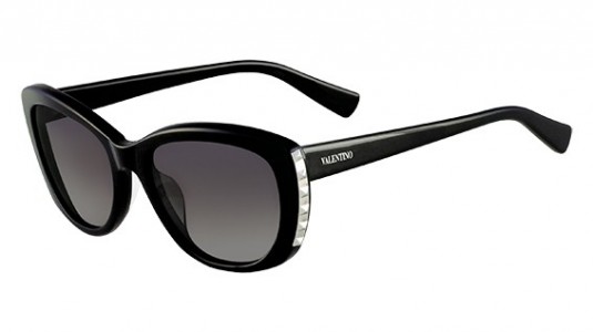 Valentino V649S Sunglasses, (001) BLACK