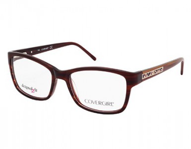 CoverGirl CG0434 Eyeglasses, 050 - Dark Brown/other