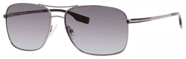 HUGO BOSS Black BOSS 0581/P/S Sunglasses, 0AGL DARK RUTHENIUM