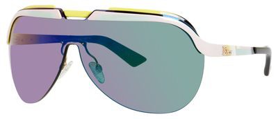 Christian Dior Dior Solar/S Sunglasses, 06OS(T5) Yellow Pink Turquoise