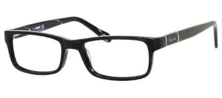 Fossil ARCHER Eyeglasses, 0ZJ9 WOOD BLACK