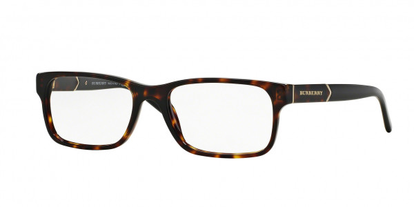 Burberry BE2150 Eyeglasses, 3002 DARK HAVANA (HAVANA)