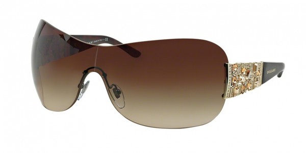 Bvlgari BV6071B Sunglasses, 278/13 GUNMETAL (GOLD)