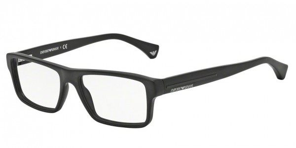 Emporio Armani EA3013 Eyeglasses, 5042 MATTE BLACK