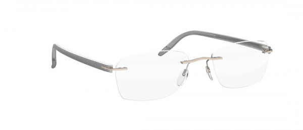Silhouette SPX Signia 4379 Eyeglasses, 6054 Silver Gold Touch