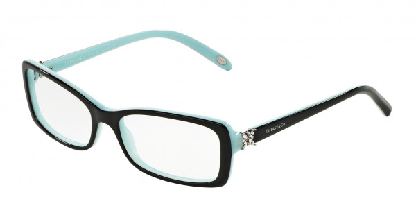Tiffany & Co. TF2091B Eyeglasses, 8055 BLACK ON TIFFANY BLUE (BLACK)