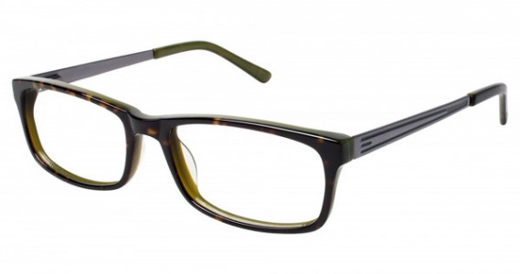 XXL COMMODORE Eyeglasses, TORT/GREEN