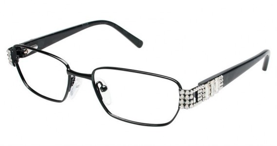 Jimmy Crystal Tuscany Eyeglasses, Black