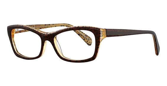 Elan 3004 Eyeglasses, Brown Safari