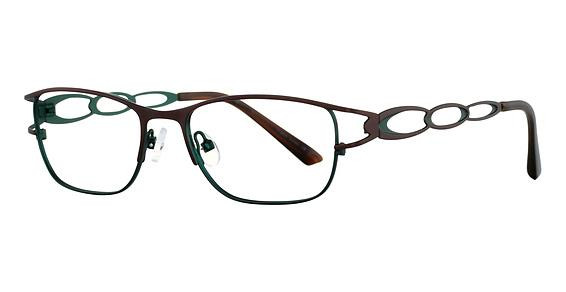 Vivian Morgan 8043 Eyeglasses, Brown/Turquoise