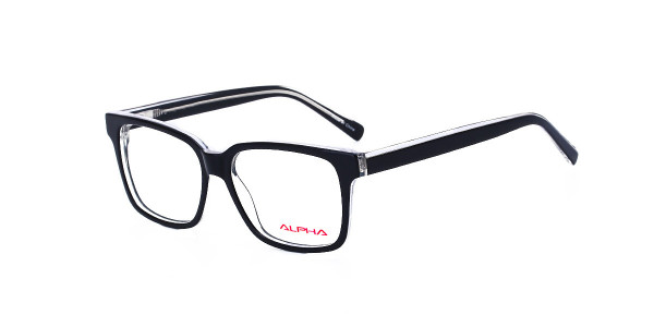 Alpha Viana A-3030 Eyeglasses, C1 - Black