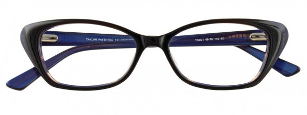 Takumi TK921 Eyeglasses, 090 - Black & Blue