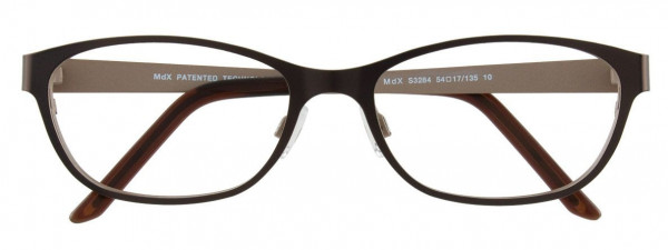 MDX S3284 Eyeglasses, 010 - Satin Dark Brown